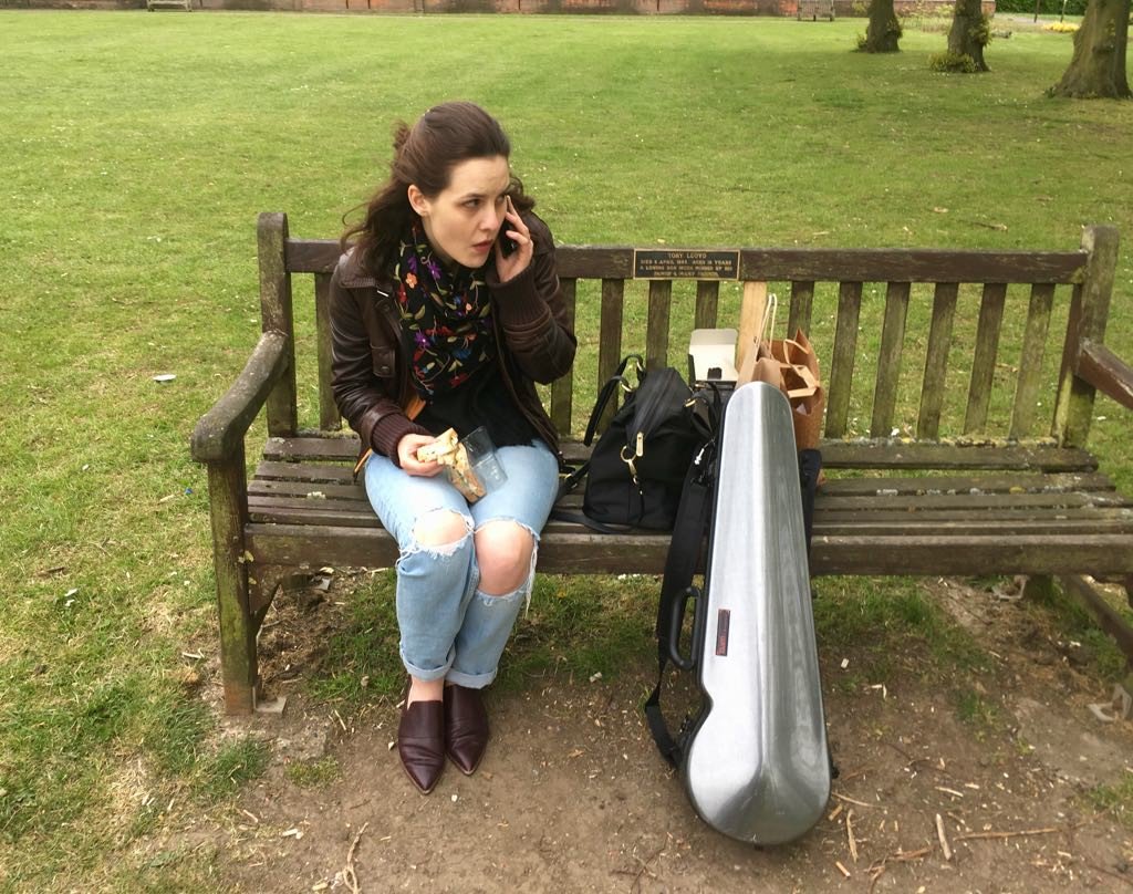 AnnaZiman's tweet photo. #tbt to right after I performed in @NorthLondonfestival 2 weeks ago. https://t.co/RSKbq8fvjq