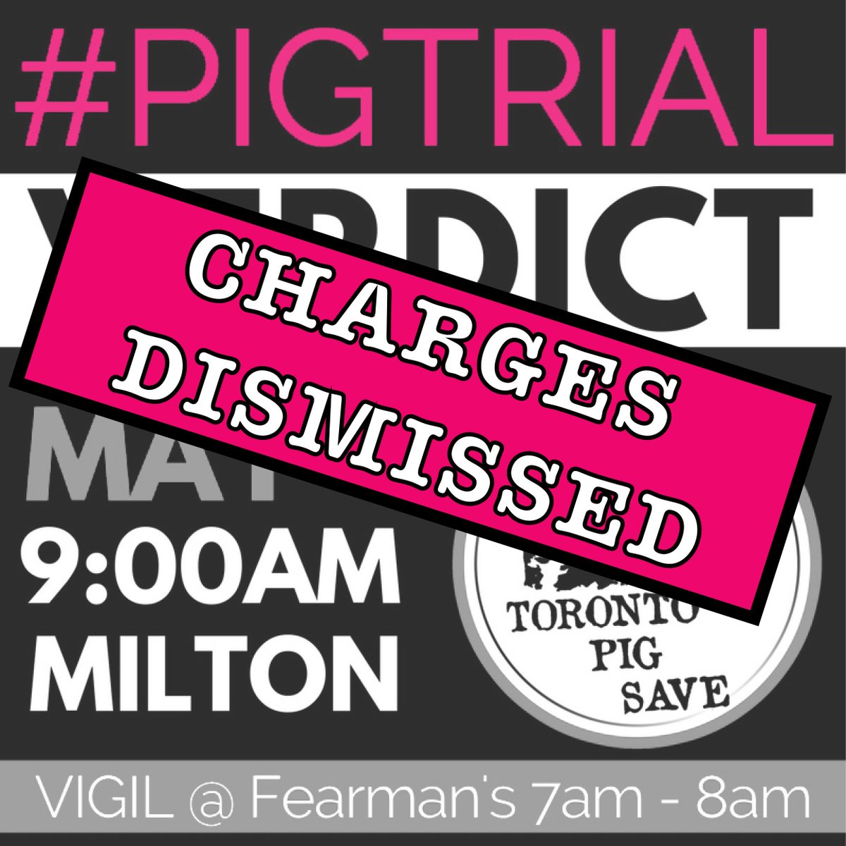 TorontoPigSave's tweet image. Krajnc found Not Guilty
Compassion Is Not A Crime
💗🐖💗

#PigTrial