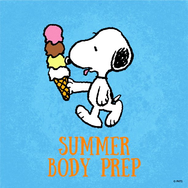 It takes a lot of hard work to be ready for summer 🍦