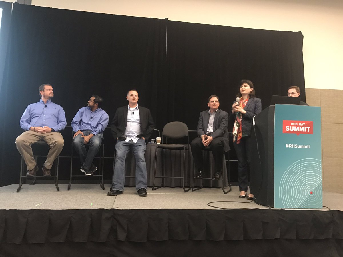 Phyllis_RedHat's tweet photo. Red Hat BRMS redefines healthcare innovation! @patriciabogoevi @RedHatSummit https://t.co/kOKIgnvxdM