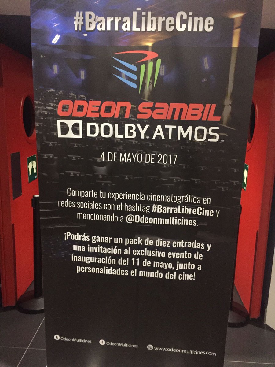 madrideventos's tweet photo. Empachados de palomitas y disfrutando de esta fiesta del cine que ha sido la #BarraLibreCine en @OdeonMulticines en #Leganés :) https://t.co/ATBCgUvjrU
