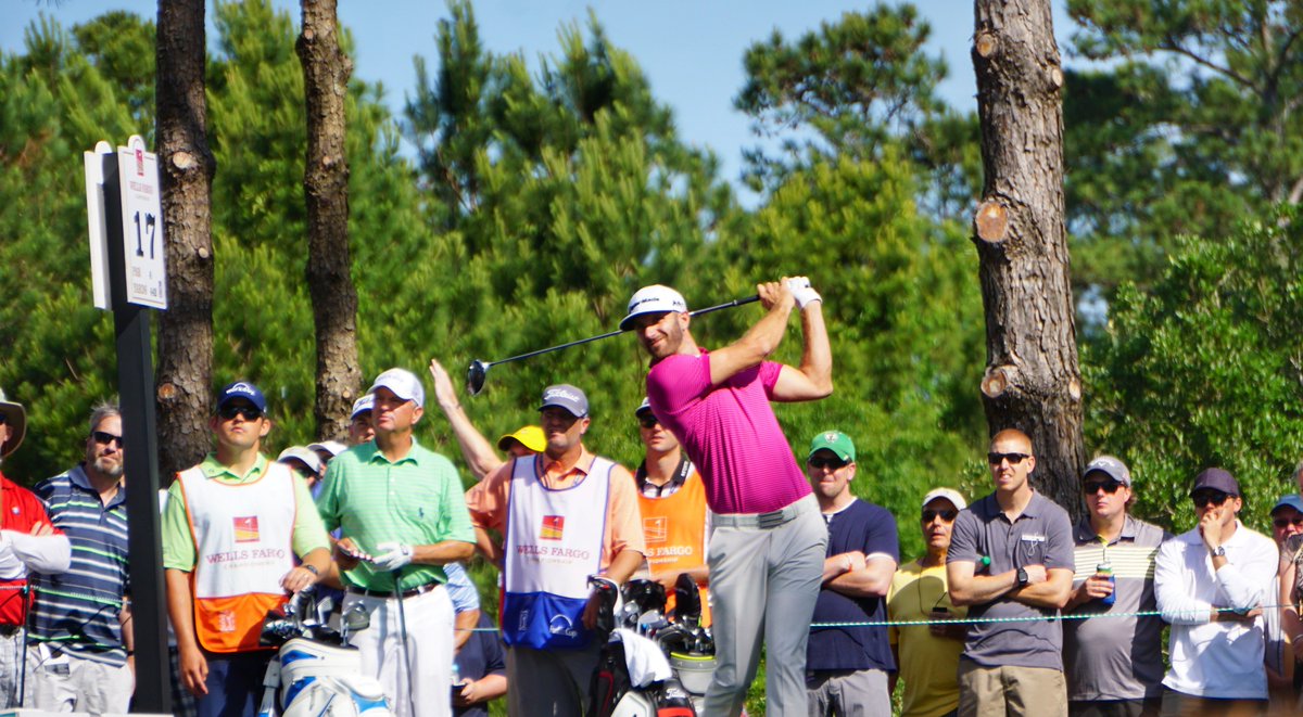 Dustin Johnson shoots a 2-under 70 in his return to competitive golf.

He hasn't shot over par since January.