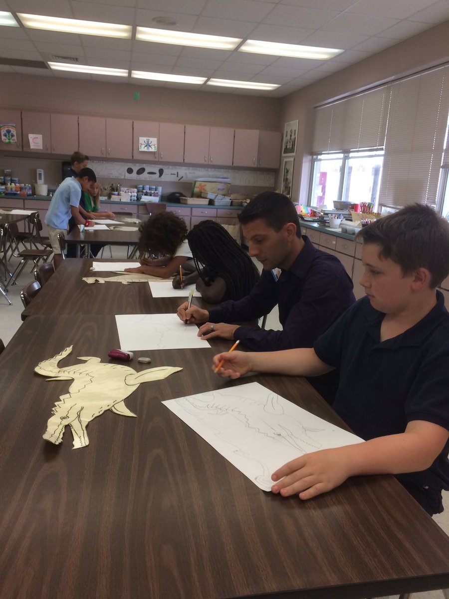 StruskaPaul's tweet image. Got the chance to join #Art today.  I may have gotten so engaged I was late to my next appt! 😳 @Volusia_Pines #modelingexpectations