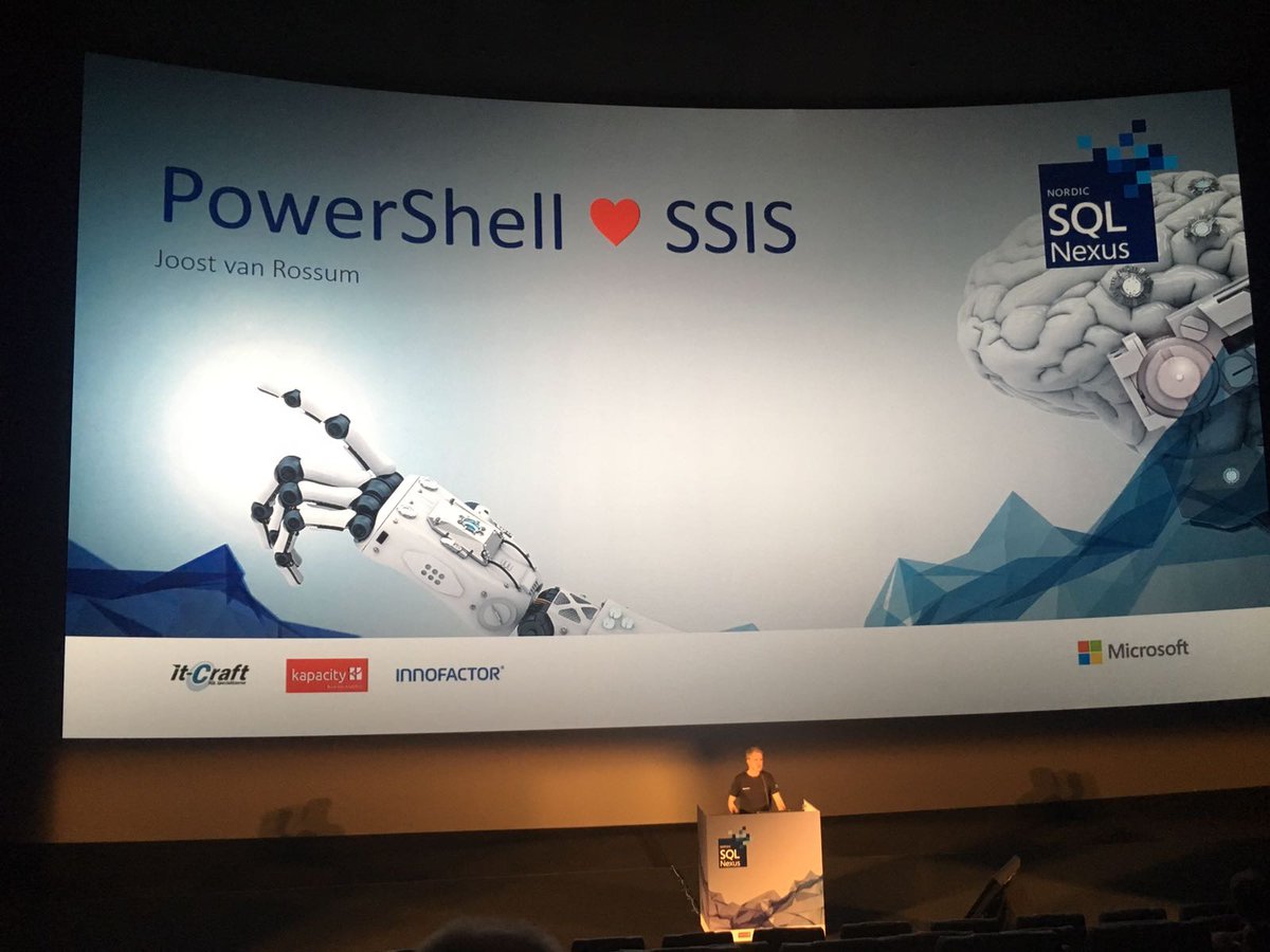 ssisjoost's tweet image. PowerPoint (and scripts) of my PowerShell ❤️SSIS session are online microsoft-ssis.blogspot.dk/2017/05/sql-ne… #SQLNexus #PowerShell #SSIS