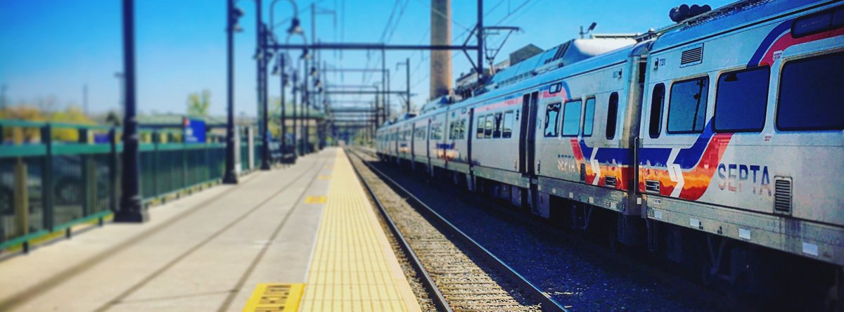 SEPTAPHILLY's tweet photo. Train tracks are for trains. Walking on or crossing railroad tracks is TRESPASSING. Pass it on. https://t.co/uupQuG3OxJ 🚷 https://t.co/S29cetODAR