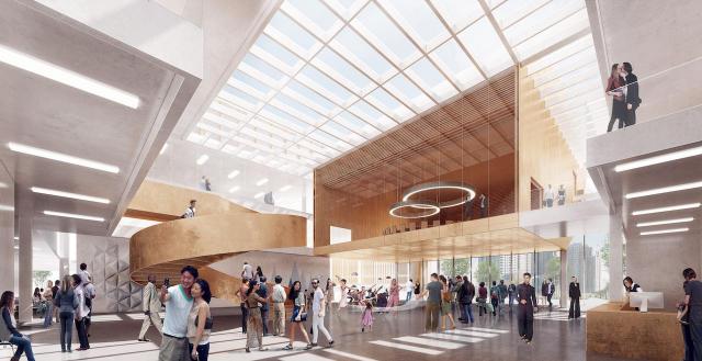 Urban_Toronto's tweet photo. #Design: @HLArchitects Team wins Etobicoke Civic Centre competition. https://t.co/0H0lN92ga0 #ECCDesignComp #Toronto #Development #TOpoli https://t.co/BK9OrlElUu
