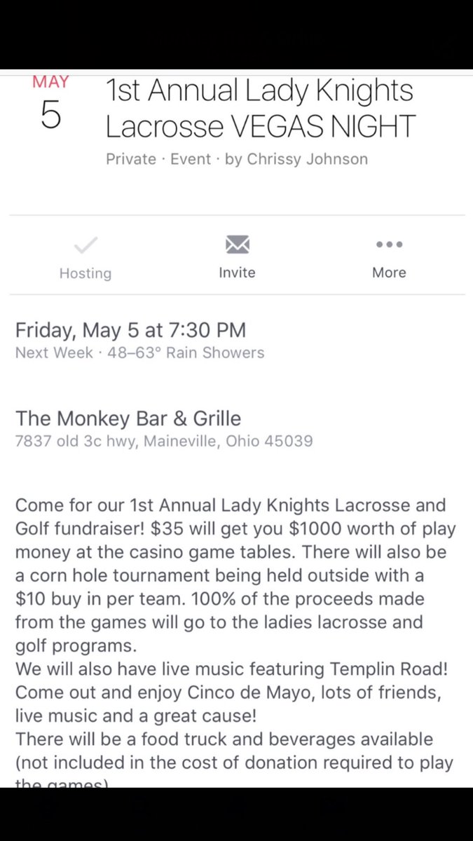 Please join us tomorrow!! 🎉🎲