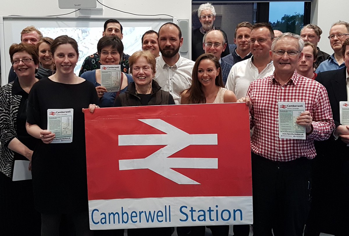 A big thanks to all who came to our 1st #CamberwellStation campaign meeting this eve.Find out how u can get involved openourstation.uk