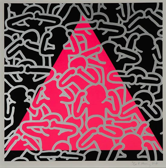 Happy birthday today to American pop art and social activist, Keith Haring!   