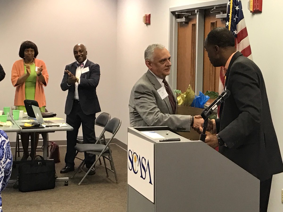 D7 is proud to congratulate Deputy Superintendent Dr. Terry Pruitt, distinguished today by SCASA as District Level Administrator of the Year