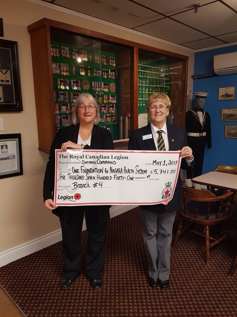 The Welland Site of <a href="/niagarahealth/">NiagaraHealth</a> is getting a new bed from Royal Canadian Legion Ontario Command. Thank you!