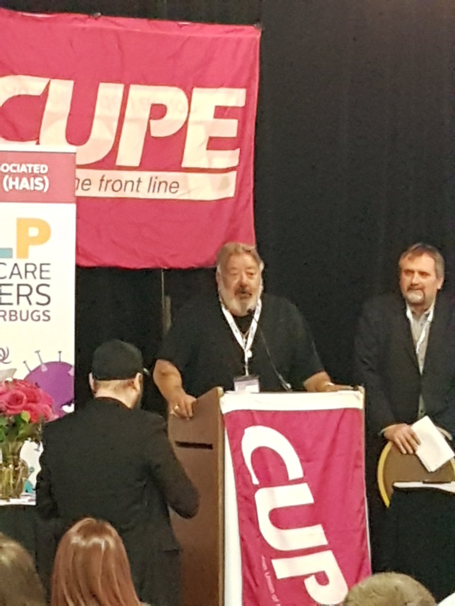 cupe110's tweet image. Terry Egan the new Cupe Manitoba President