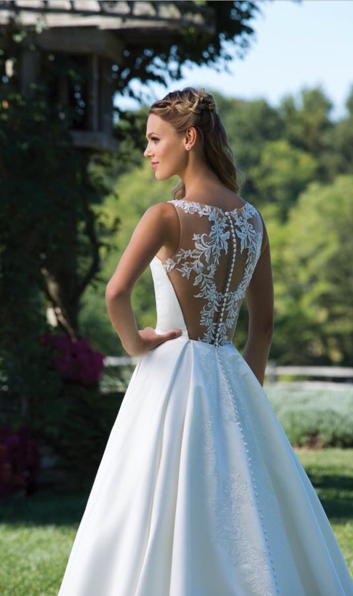 Love a gorgeous back! New arrival by  <a href="/sinceritybridal/">Sincerity Bridal</a> #bridalboutique #beaconsfield