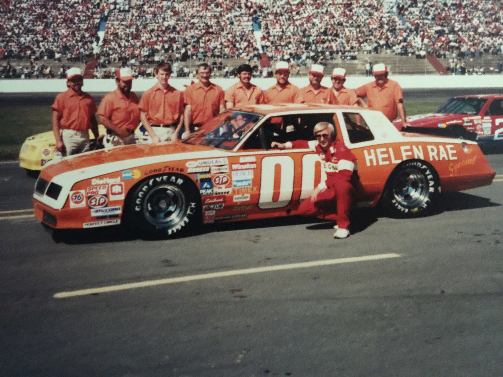 NegreNorman's tweet photo. @mdtrower here's a picture with all of us when #SterlingMartin drove the #HelenRae car @CLTMotorSpdwy https://t.co/ZcEtzbuZlt