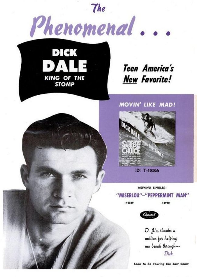 Happy birthday Dick Dale, 80 today! 
