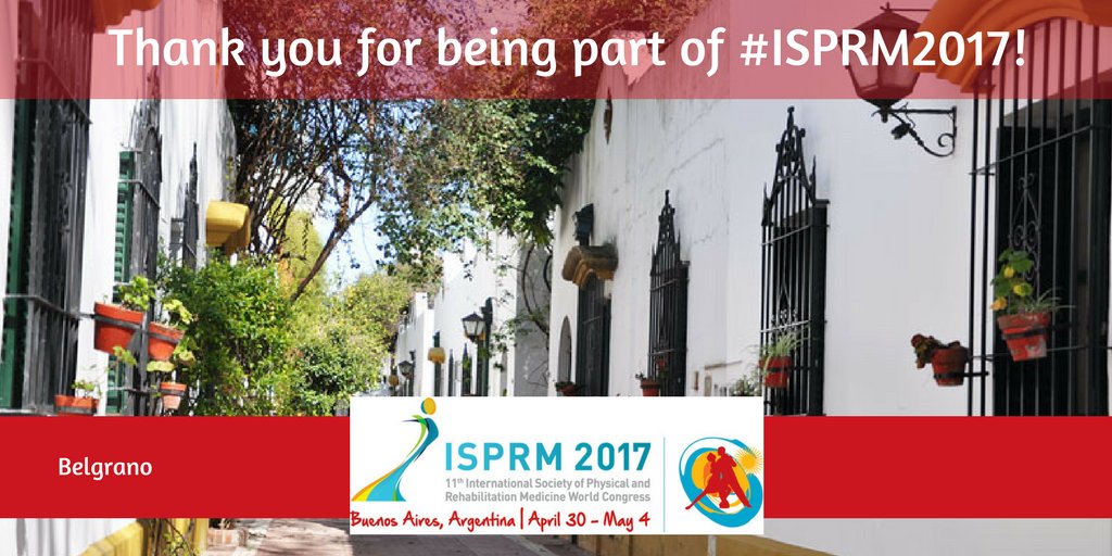 ISPRM's tweet photo. Safe travels back home everyone! Keep an eye out for pics from #ISPRM2017 at: https://t.co/78il4dpQY0 https://t.co/8kCa7HuZVT