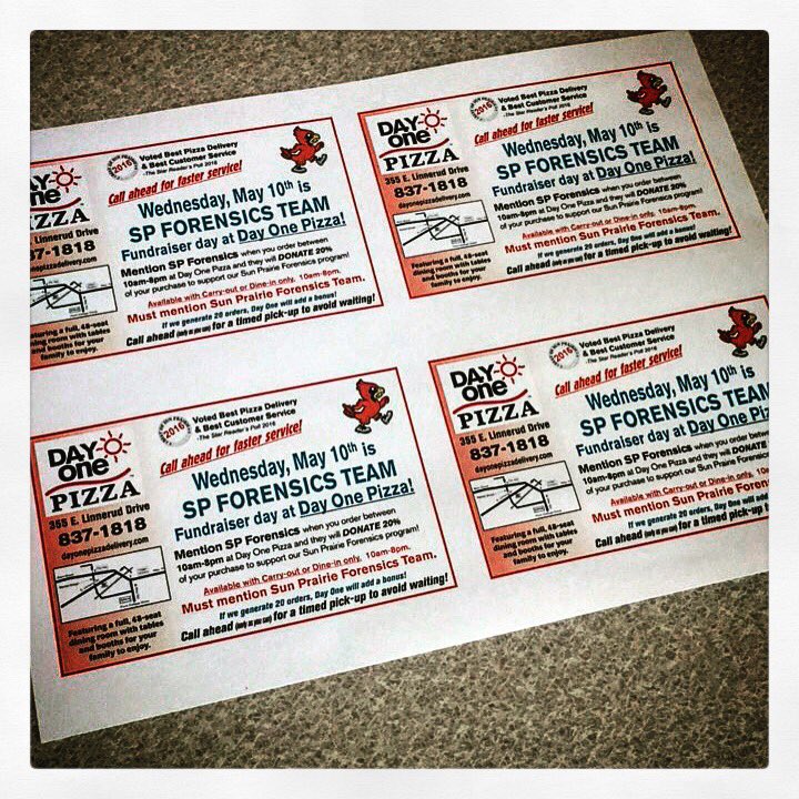 SPForensics's tweet photo. Wednesday, May 10th. Dine in or Carry Out Only. Be sure to mention SP Forensics! https://t.co/ZQNXmxvhNY
