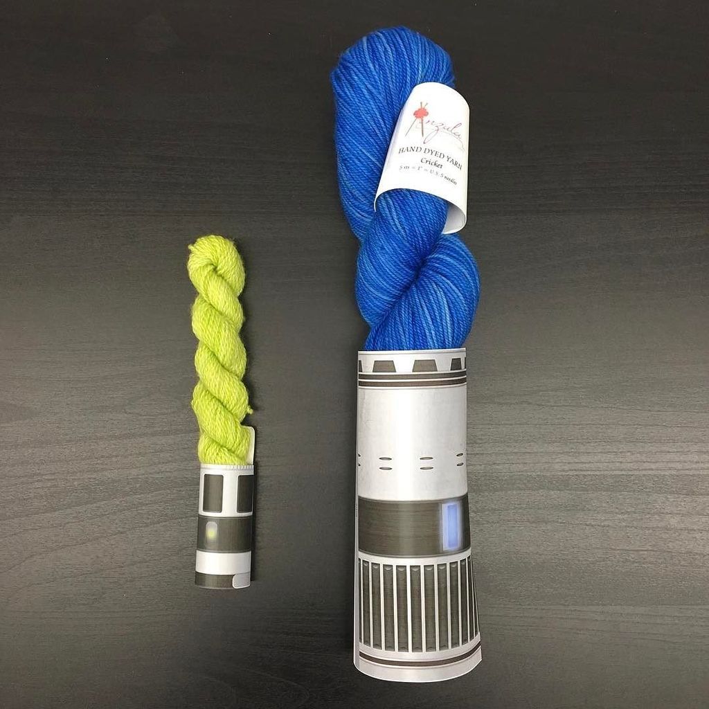 Anzula's tweet photo. May the 4th be with you. 
#anzula #maythe4thbewithyou #yarn https://t.co/v7QINN0fbx https://t.co/x2dJgeiIXz