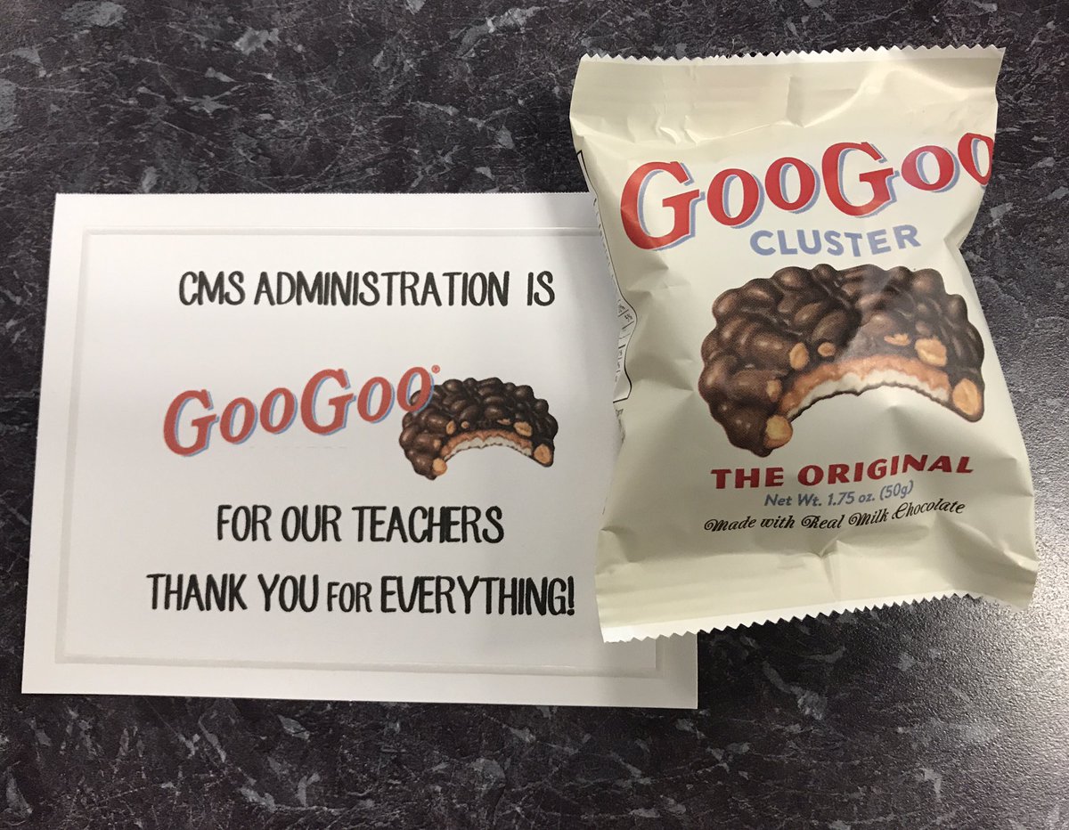 makingthemarks's tweet photo. @CoxMiddle administration is @GooGooClusters for our teachers! #cougarpride #TeacherAppreciationWeek2017 https://t.co/FRGrJQppUY