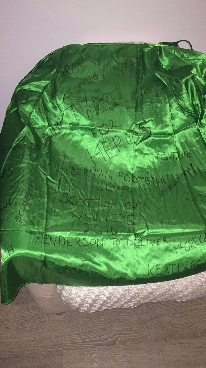 paulamuppet's tweet image. Superhero mask and Cape sorted for tomorrow @immarkmartin @BoogsTweets @HibsOfficial #timeforheros #ramurbatman