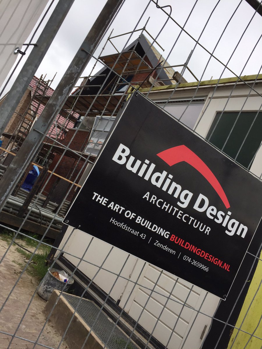 Morgen voegen &amp; pannen <a href="/RKB_Oldenzaal/">Raab Karcher</a> vanaf maandag #afbouw @BouwGarant @HEBO_Kozijnen  #trots              ontwerp <a href="/BuildingDesign/">Building Design</a>