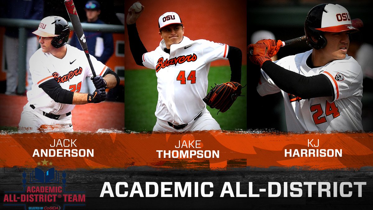 It turns out, we are the only Division-I program with three players selected Academic All-District.

👍

#GoBeavs