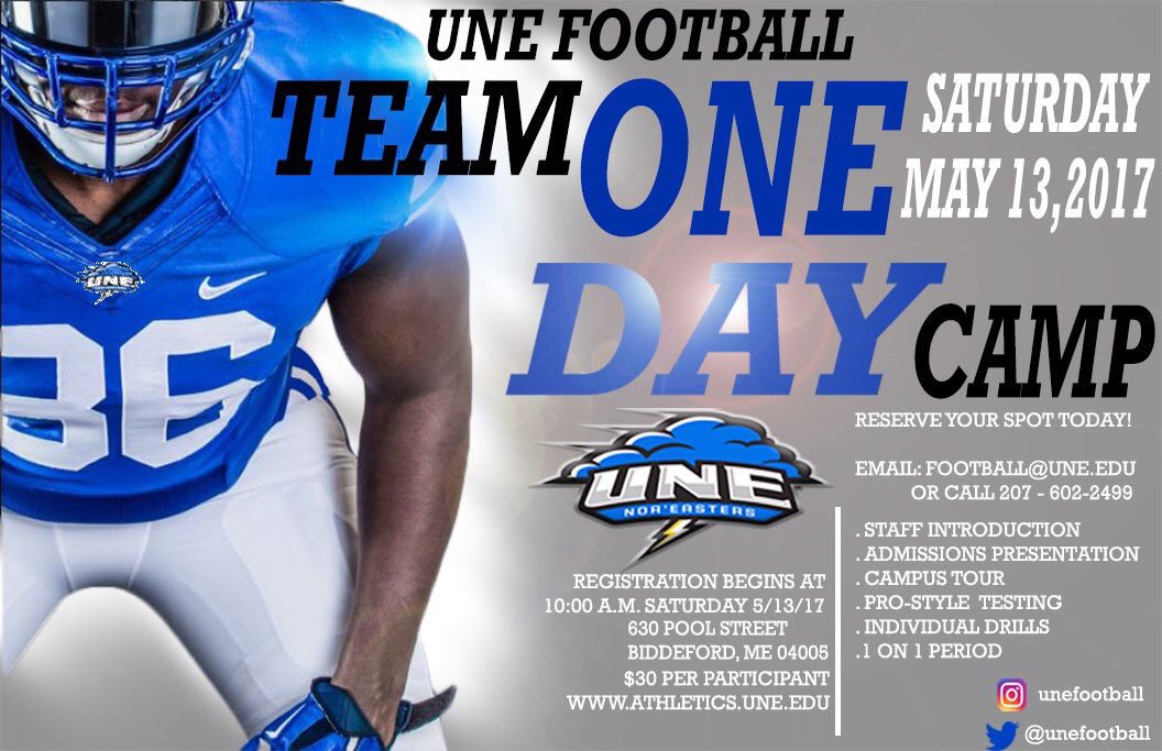 Join us in a little over a week for the first football activity ever on our incredible campus. Sign up online and #StormTheGates