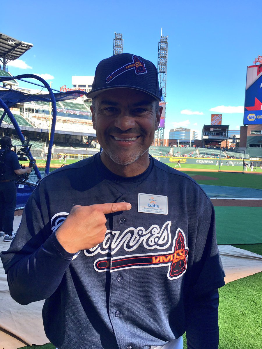 "Hi my name is Eperez1212 and today is my birthday!" Happy Birthday to Braves first base coach