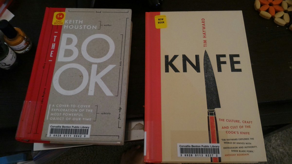 Book and Knife front