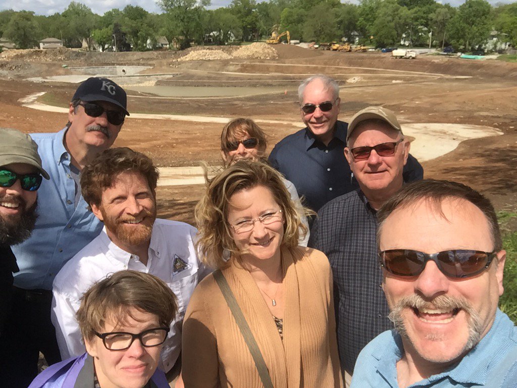 Site visit to our U-Haul funded Parks with Purpose project in KC.  Missouri land trusts look and learn opportunity.