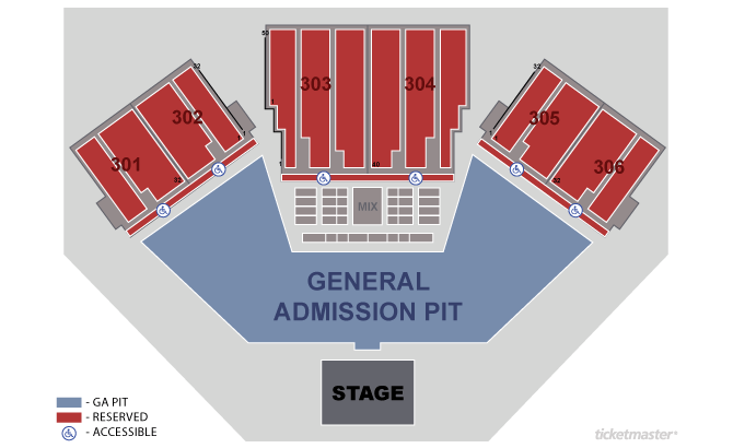 Five Point Amphitheater Seating Chart Irvine