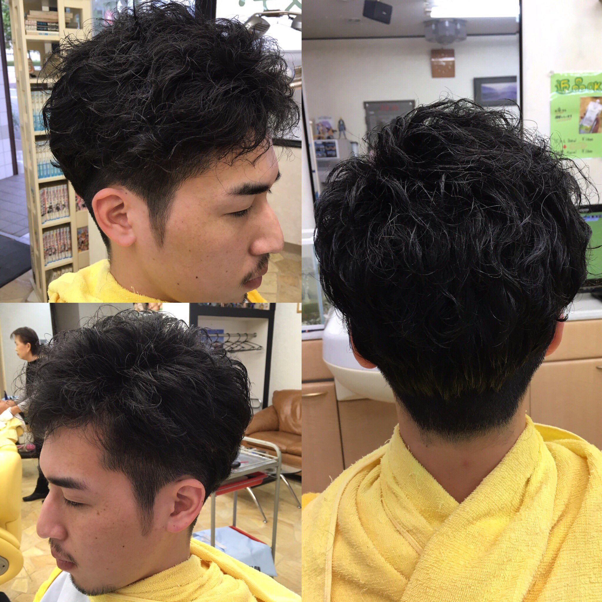 佐倉のプリリン メンズヘアーサロンプリンス 山口陽次郎 Auf Twitter ツーブロアシメパーマ こんなのも人気です 佐倉市 床屋 理容室 プリンス メンズヘアーサロンプリンス 短髪 メンズショート
