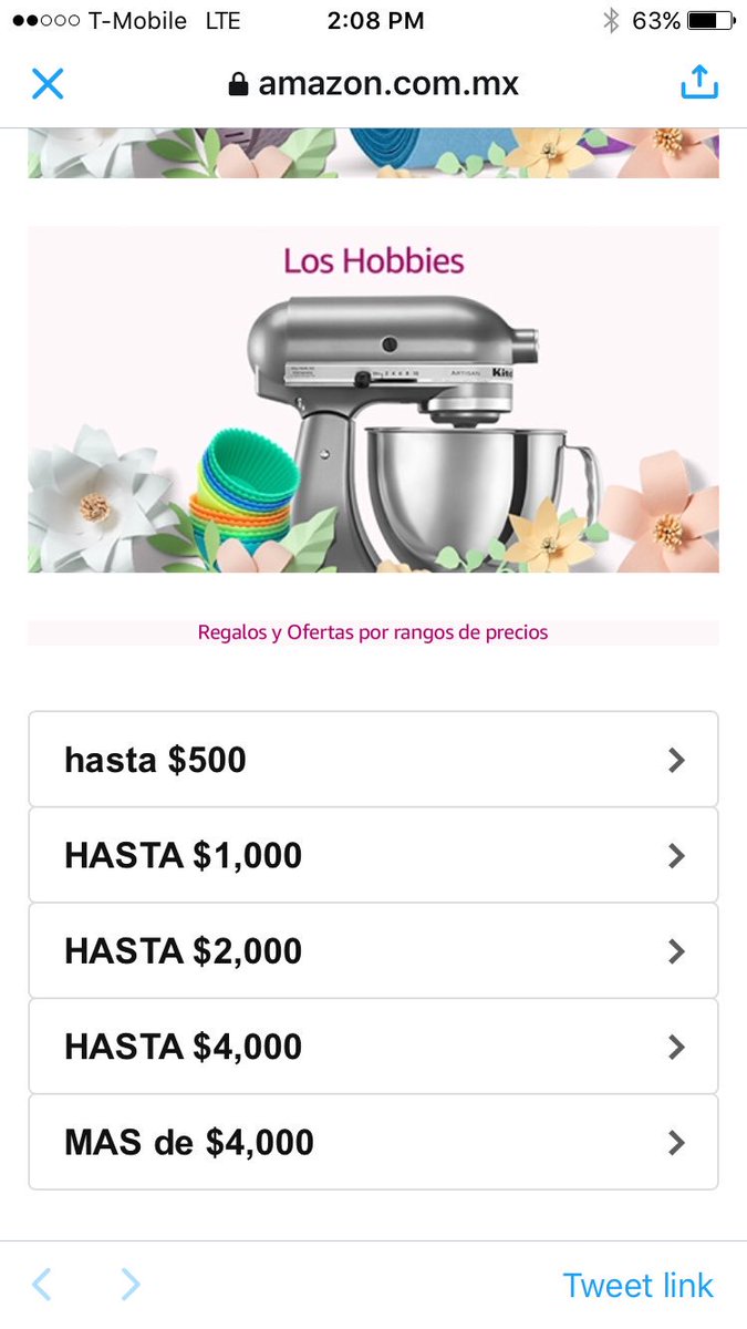 SofiGalvanP's tweet photo. #AmazonMachista Para el @DiadelasMadres @amazonmex oferta productos de cocina para que las mamás disfruten de sus "hobbies" 🤦🏼♀️ https://t.co/ZkLwDWqQuy