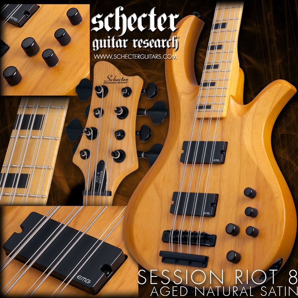 Selamat Pagi......Jumat, ini dia SCHECTER Session Riot 8 - Aged Natural Satin.