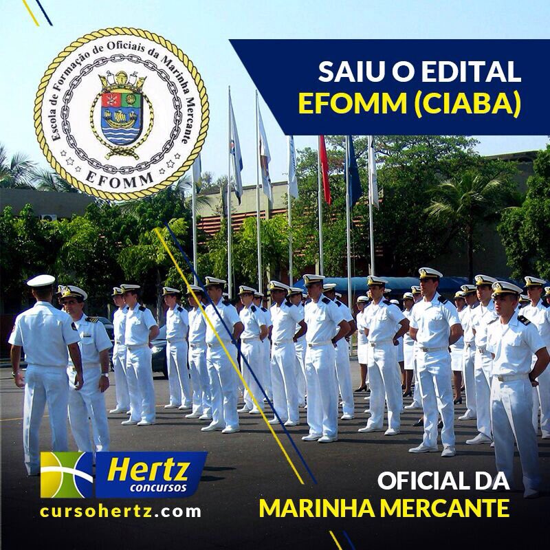 HertzConcursos's tweet photo. Sempre em primeira mão!
SAIUUUUU MAIS UM EDITAL DA MARINHA DO BRASIL
Seja OFICIAL DA MARINHA MERCANTE (#EFOMM/#CIABA)
- Vagas: 285 https://t.co/UwLXtToevM