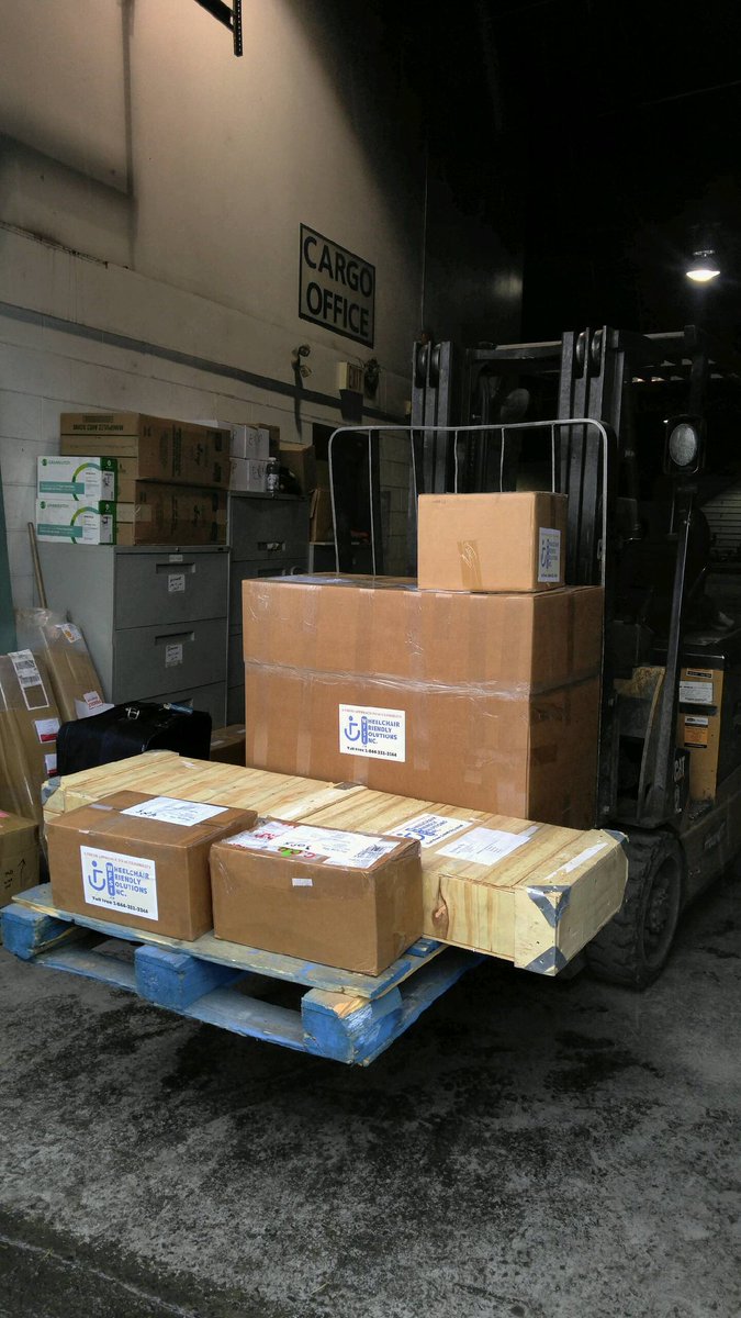 wheelchairfsi1's tweet photo. Very proud and honored to have our first order for The Rick Hanson Foundation on its way to Nunavut. #wfsi.ca #RickHansonFoundation https://t.co/Xr1tBHt1RO
