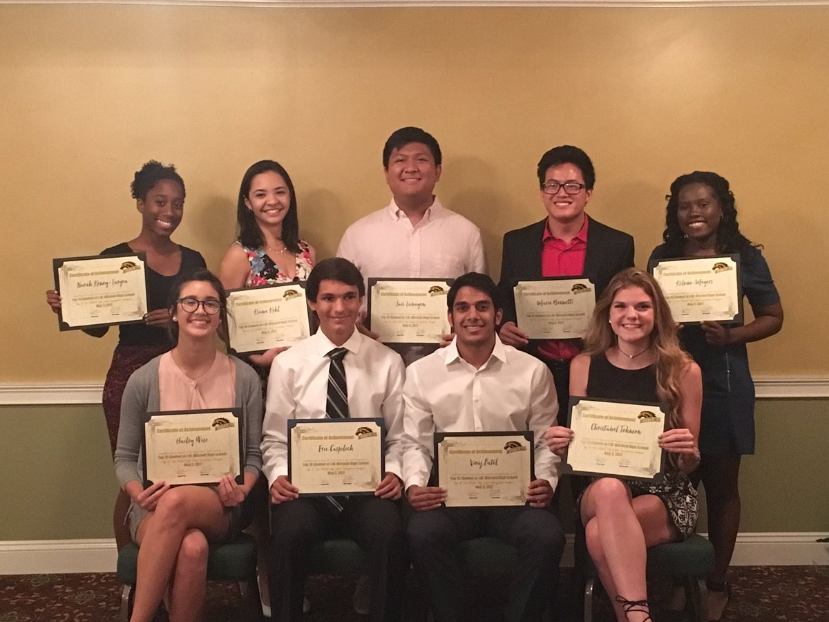 JWMHS's tweet photo. Congratulations to the @JWMHS #Mustangs2017 #TopTen in the class! We are very proud of how you make #ExcellenceHappenHere! https://t.co/kUg2TK9ncD