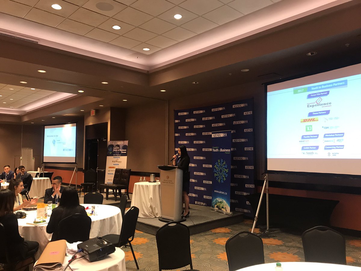 AIESECcanada's tweet photo. And that's a wrap for the 6th annual AIESEC Canada Youth to Business Forum! Thank you to our partners and delegates! #CANY2B https://t.co/As2rUdHLn6