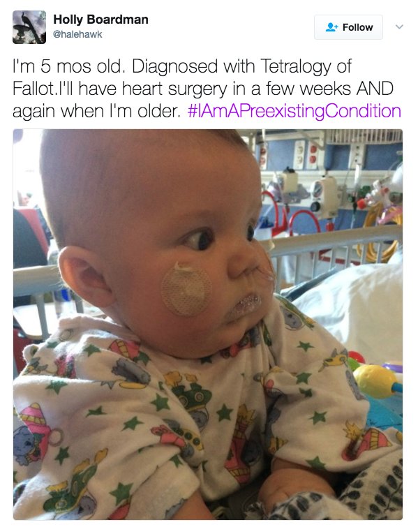 splinter_news's tweet image. "I will die without coverage."

#IAmAPreexistingCondition will break your heart — and shows the potential devastation of Trumpcare.