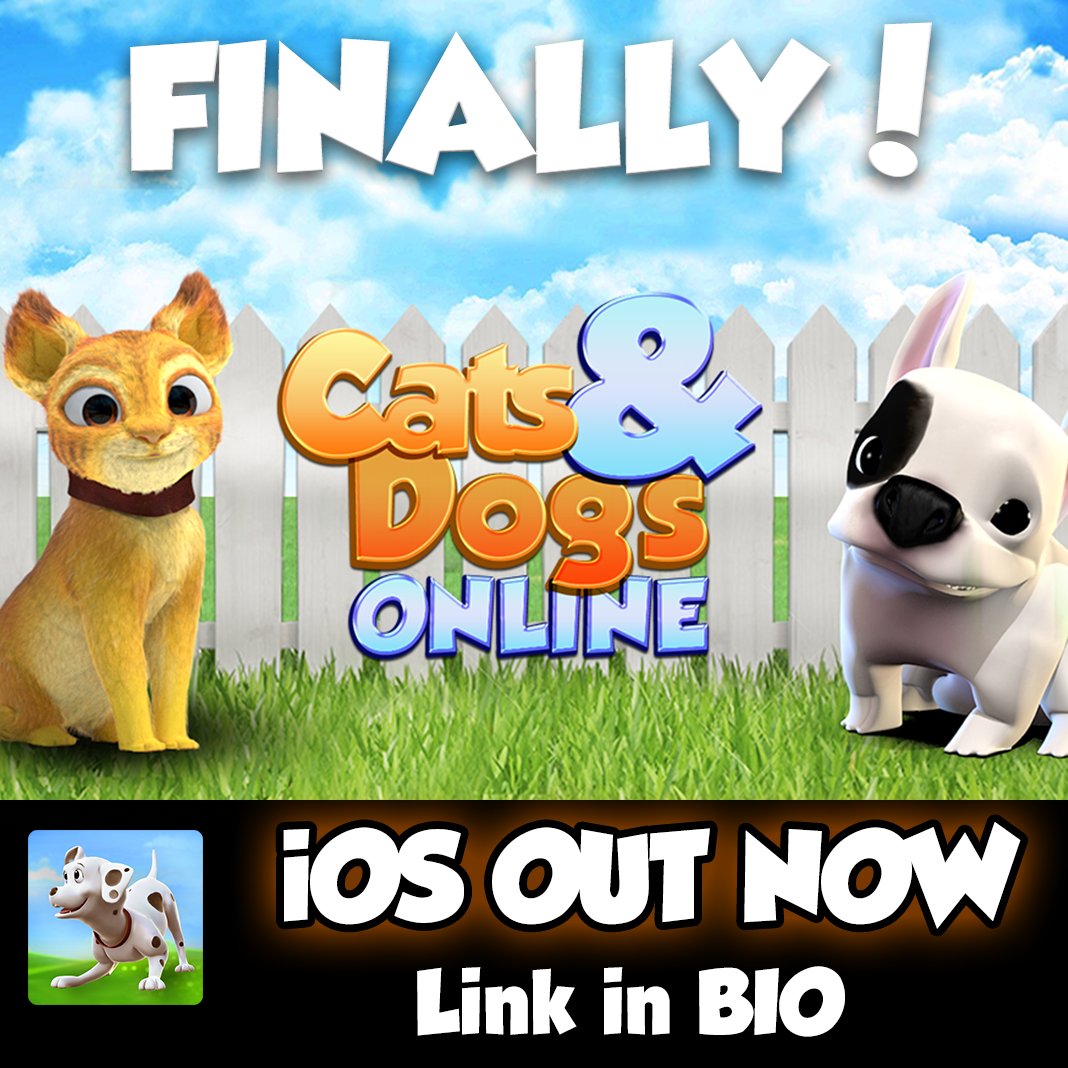FoxieVentures's tweet photo. Cats & Dogs Online OUT NOW for iOS: Download Free: https://t.co/AUQqqv3Vi2 #cutecats #cutepuppies #dogsimulator https://t.co/VCchw32X4g