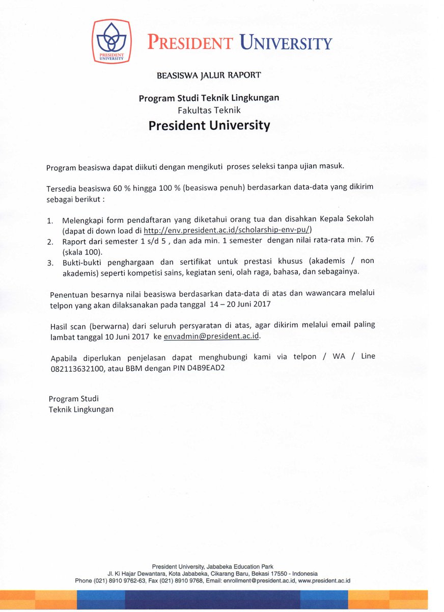 ENVadmin's tweet photo. Peluang Beasiswa 100% di ENV Engineering, @PRESUNIV cek https://t.co/N8k98eL8y7 … @BeasiswaIndo @BeasiswaS1 @BeasiswaGratis @BeasiswaCom https://t.co/ENQo5wHIdK