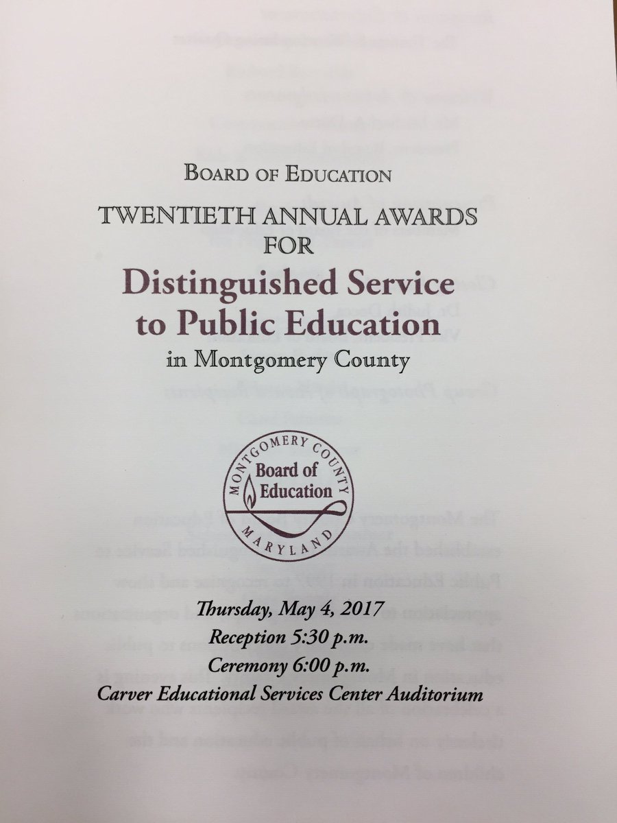 MCPDHQ's tweet photo. MCPD Ofc Richard Reynolds received the MCPS Distinguished Service to Public Education.   @mocoboe @WatkinsMillHS https://t.co/ledVQKdb3T