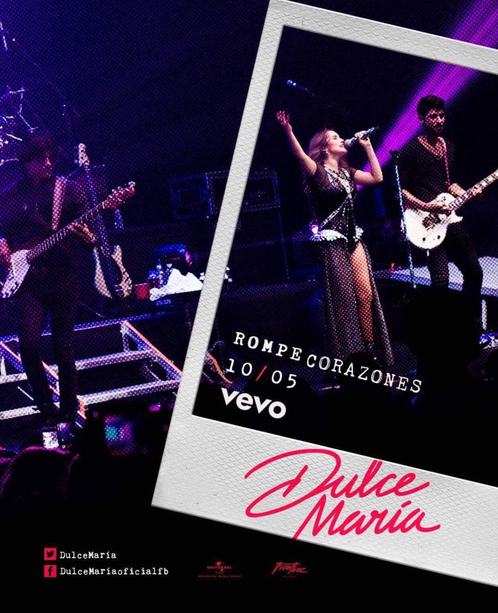 DMSpainNews's tweet image. 📍INFO: El 10 de Mayo se estrena Rompecorazones de @DulceMaria grabado en vivo en el Teatro Metropolitan durante el DM World Tour.