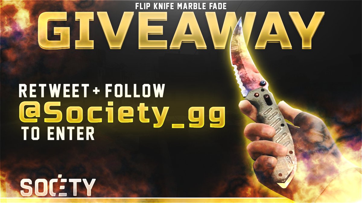 Akilplayzzz's tweet photo. 8 Hour ★ Flip Knife | Marble Fade Giveaway! 
To win:
- Retweet+Follow
- Go: https://t.co/40np3pDhfP by #Mitch_John573 via @c0nvey https://t.co/32MB7NCYop