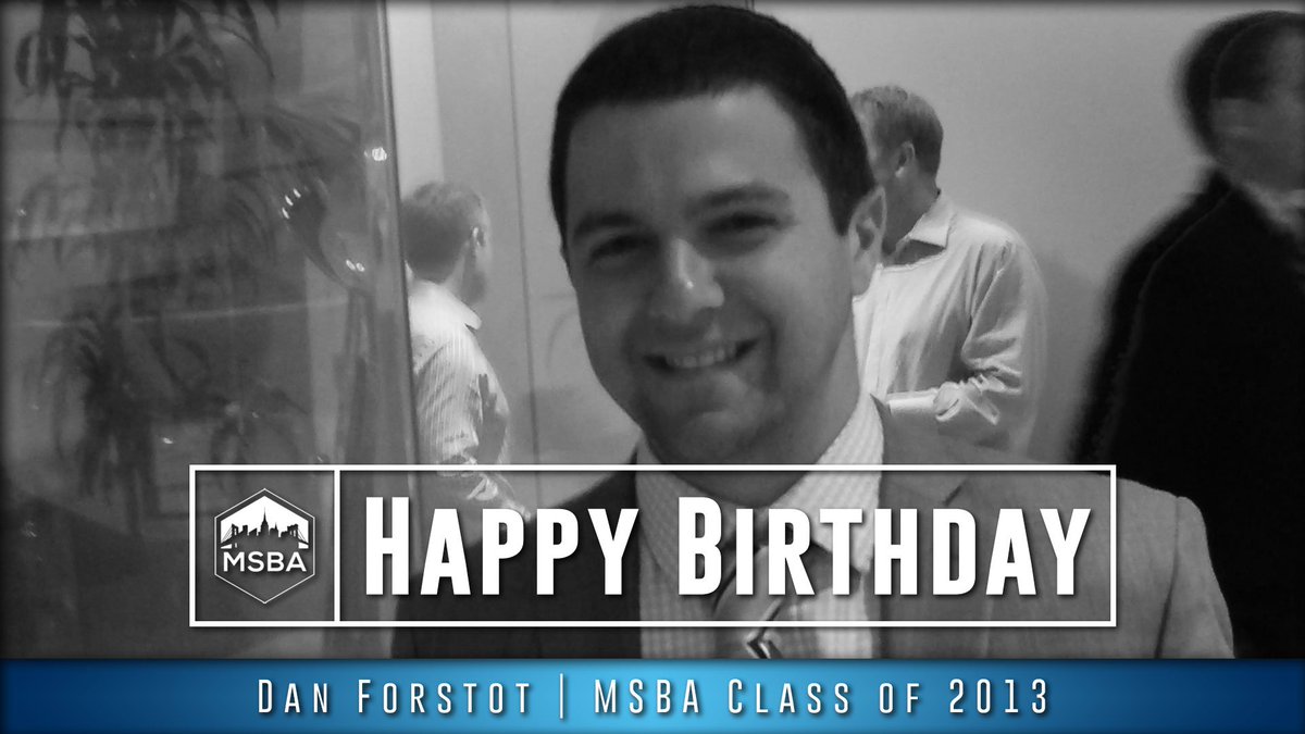 goMSBA's tweet photo. Happy Birthday to #MSBA13 alum @D4stot!

Learn more about Dan’s MSBA Experience: https://t.co/d9ut3rxhWF https://t.co/u1rmbHzCbt