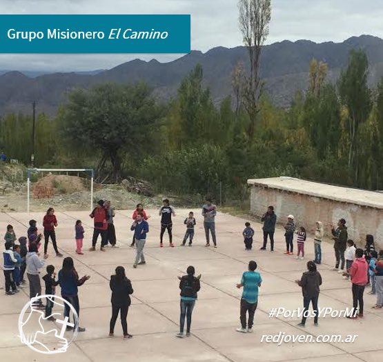 redjovenarg's tweet photo. GRUPO MISIONERO EL CAMINO 

Ingresá a https://t.co/FoNeEMuPsE y colaborá para que un chico pueda participar.

¡Muchas gracias! https://t.co/S3wXeV29Dv