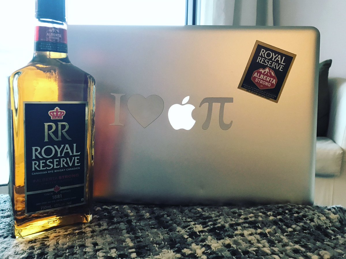Kristen_Janssen's tweet photo. I ❤️ #RoyalReserve Canadian whisky and my new #AlbertaStrong sticker! https://t.co/LFdESfiyKI