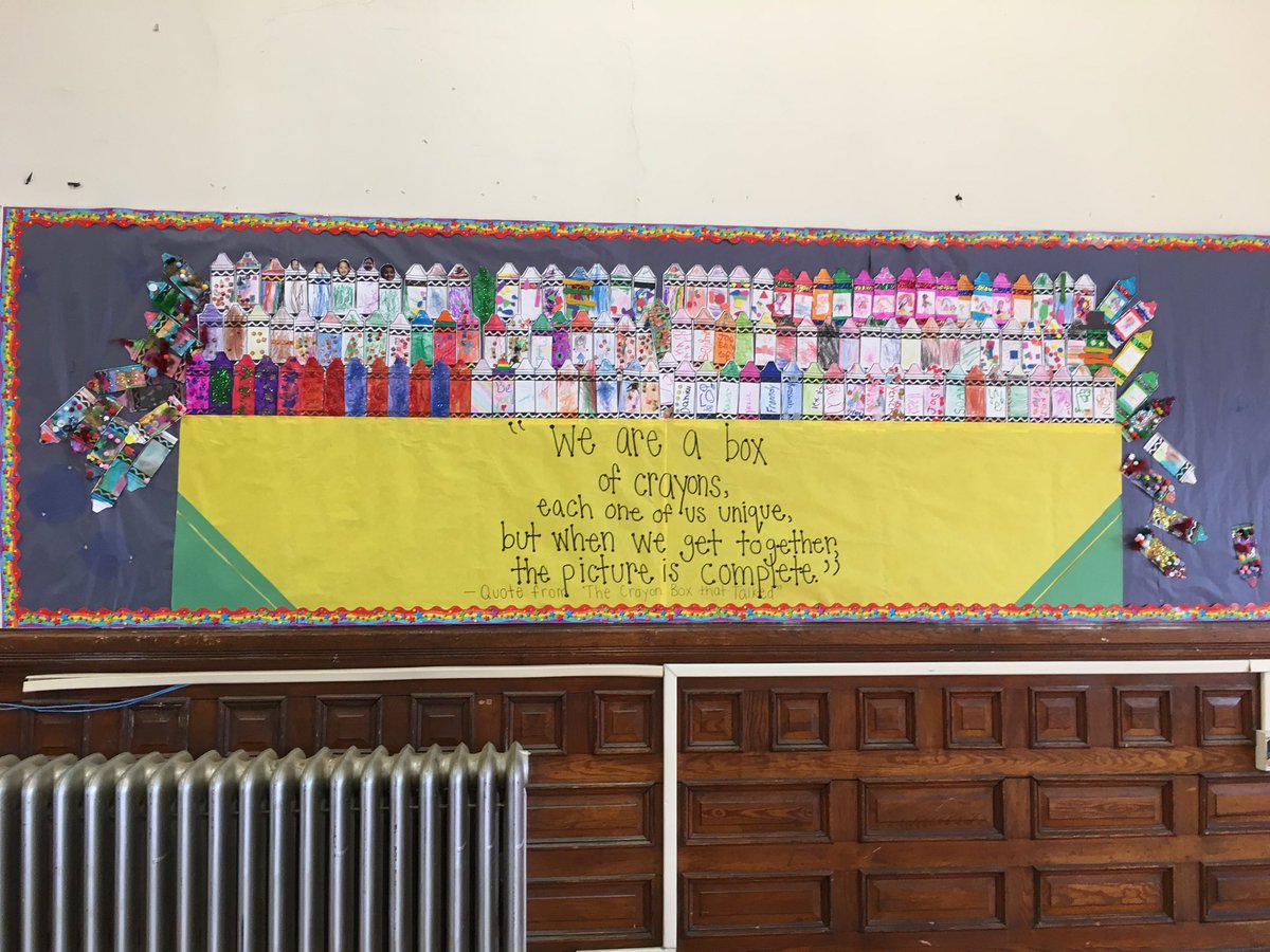 RollinsSchool's tweet photo. This week for abilities week each crayon was decorated by a student. Together these crayons represent our wonderful school. @JeffreyCRiley https://t.co/gyOrfIjhaf