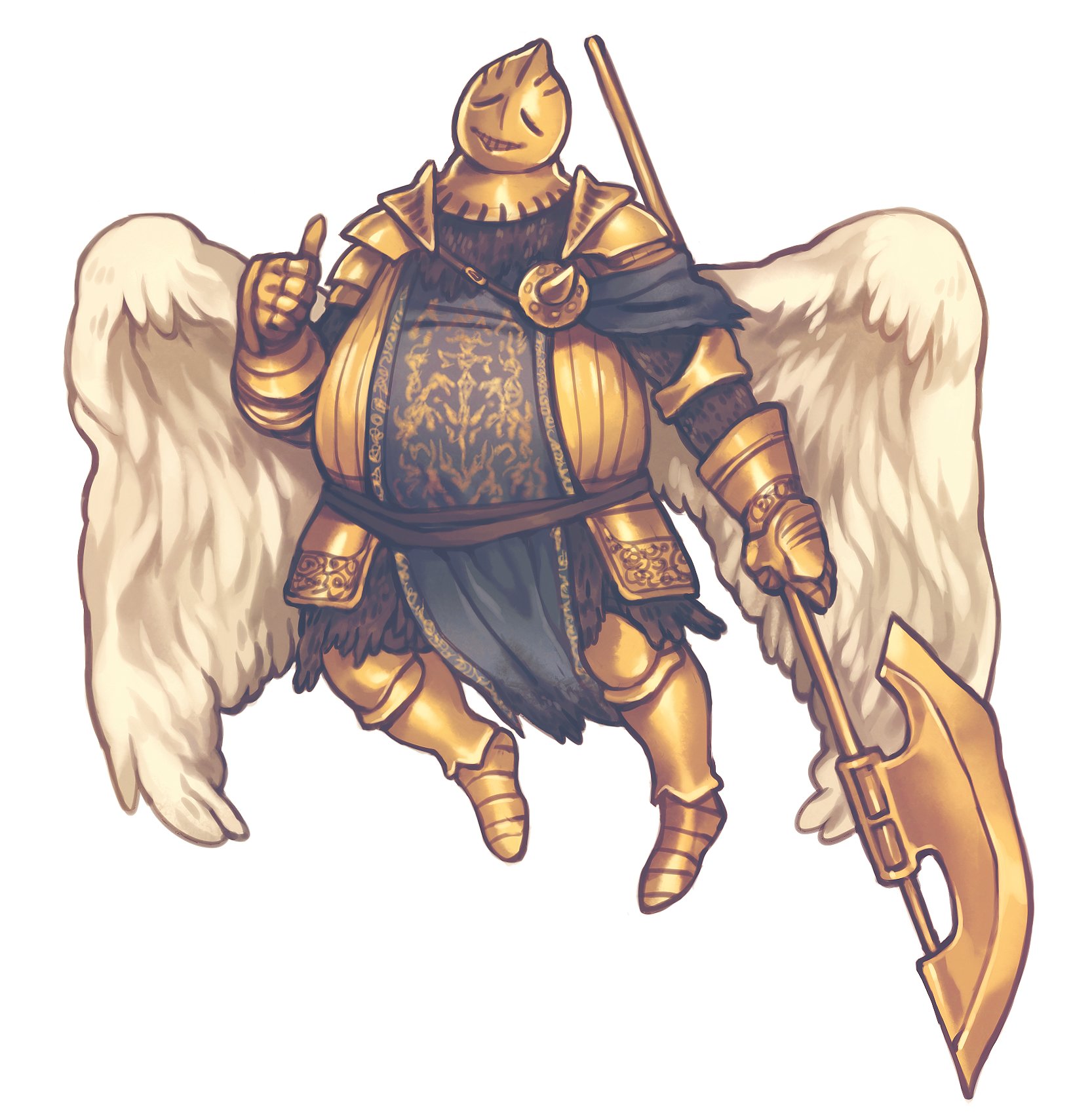 ⚡ Dins ⚡ dins.bsky.social on X: stay gold, angelboy.......... ascended winged  knights are the best dark souls 3 enemy theres no competition  t.coeLY9W11bi9  X