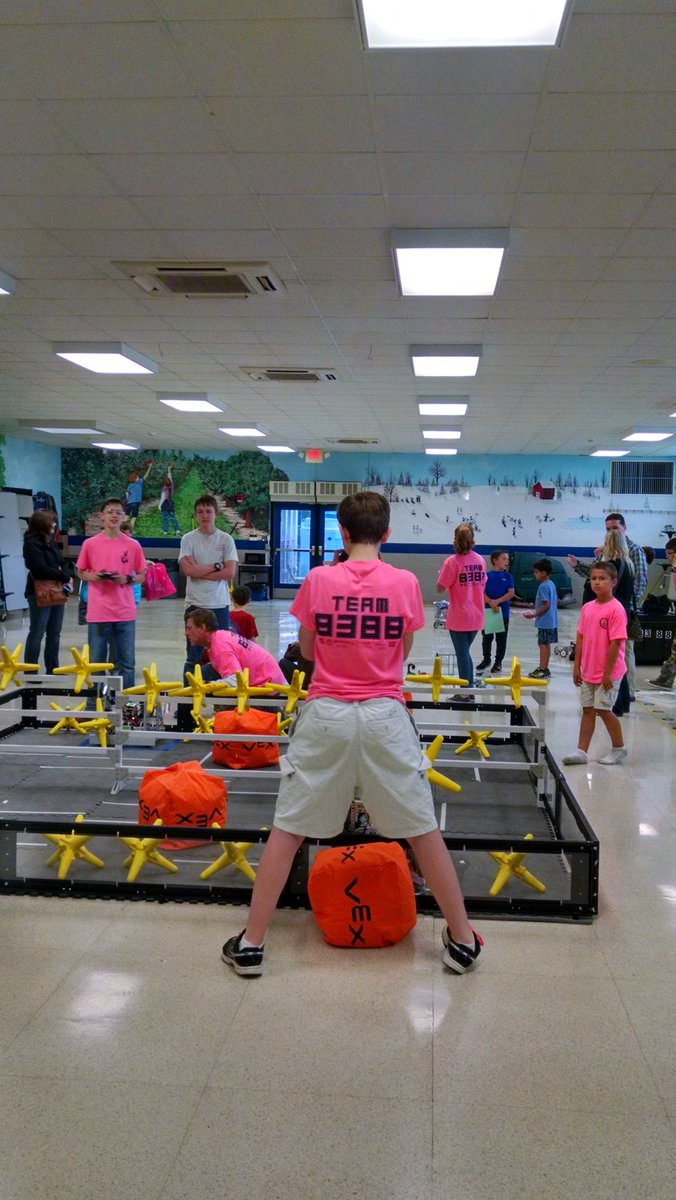 Promoting Robotics at our elementary feeder school's Math and Science Night